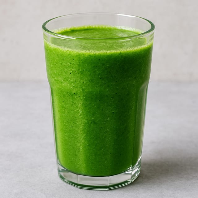 GREEN Coconut Water Spinach Pineapple.